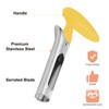 Apple Corer, Apple Corer Remover with ABS Handle and Serrated