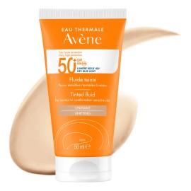 Protector Solar Avène Fluido Con Color SPF50, 50ml