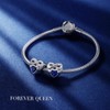 FOREVER QUEEN June Birthstone Charms for Charms Bracelet- 925 Sterling