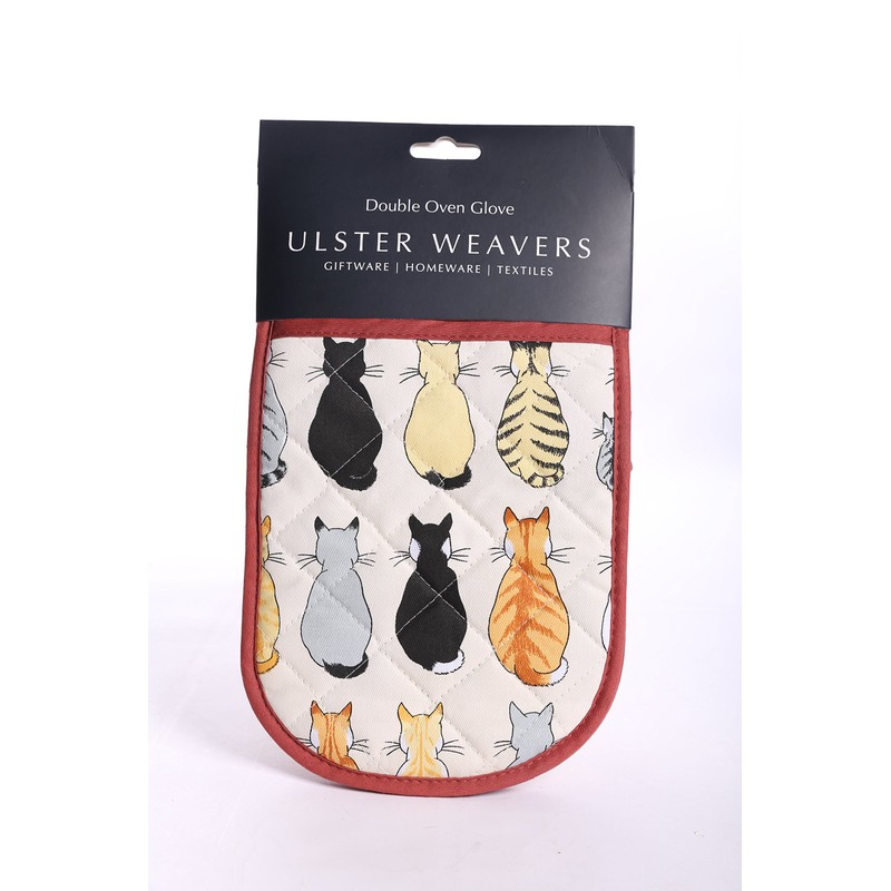 Cats in Waiting Double Oven Glove