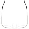 +3.5 Oversized Bifocal Reading Glasses for Women Men - Aviator