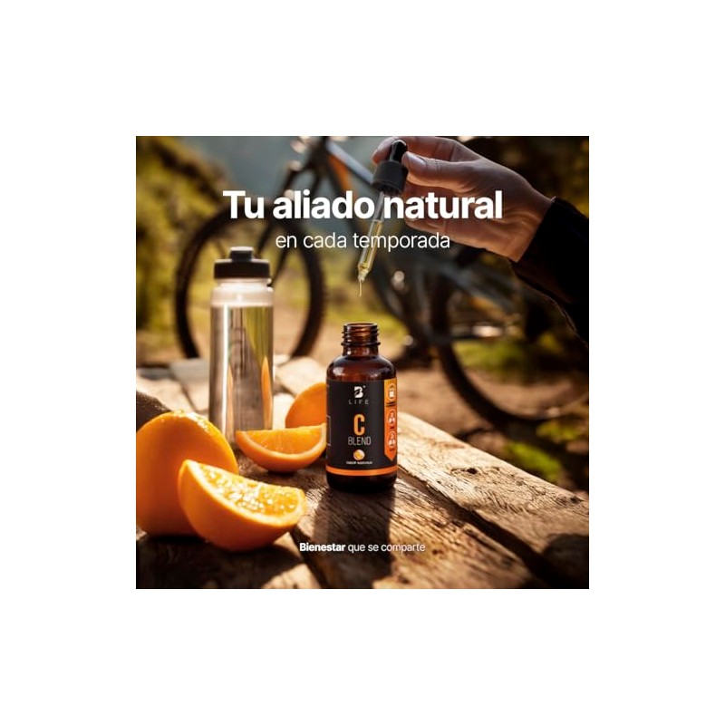 B Life Vitamina C Líquida | 60 ml | Enriquecida