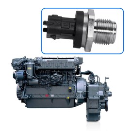 Pressure Sensor 129A00-57100 Compatible with Yanmar 3TNV84T 4TNV98C 3TNV88 3TNV86CT 4TNV84T 4TNV86CT Engine Replaces 0281006322 32R61-07200 Fuel Rail Oil Pressure Sensor