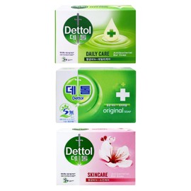 Dettol Antibacterial Soap Original Skin Care Daily Care 100g 4 Pieces 3 Boxes 12 Pieces / 데톨 향균 비누 오리지널 스킨케어 데일리케어 100g 4개입 3박스 12개입