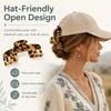 2 Pack Large Hat Hair Clips for Women, Acetate Claw