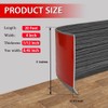 FONUNO Vinyl Wall Base Baseboard Molding Trim 4" Flexible Self