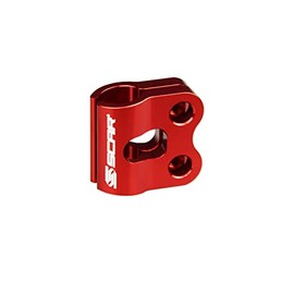 SCAR Brake Line Clamp Compatible with HONDA CR CRF CRFX 04-25 YAMAHA YZ YZX YZF YZFX 65 85 125 250 450 09-25 FANTIC 21-25, Red