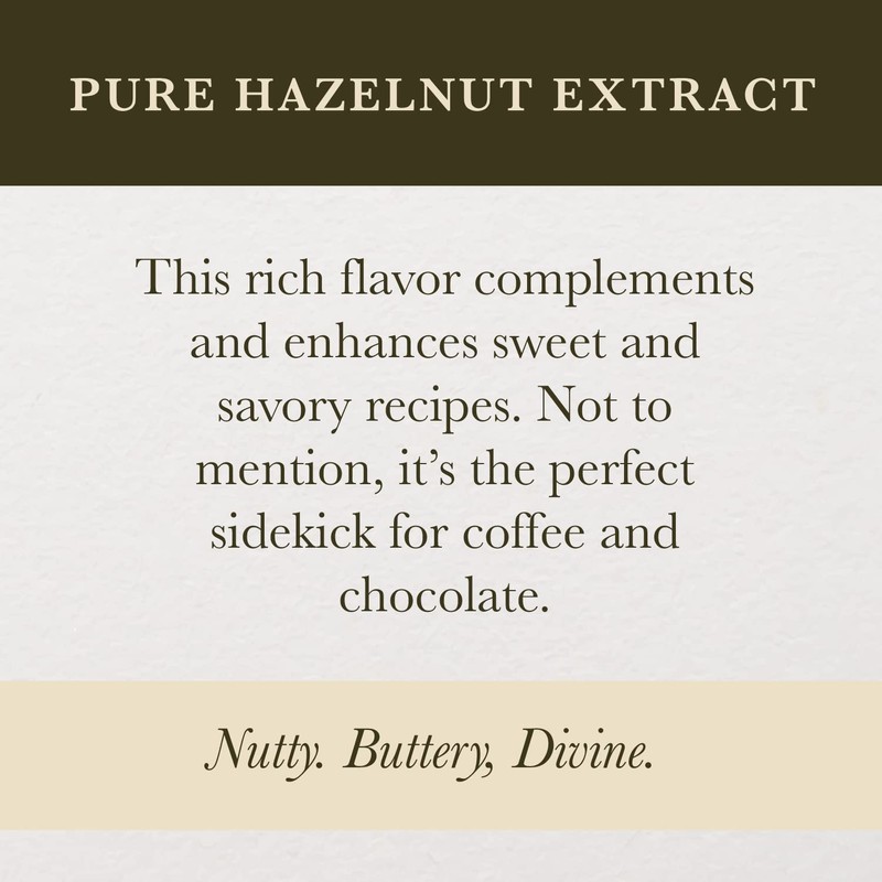 Cook's, Pure Hazelnut Flavor, Perfect for Baking and Cooking, Certified