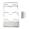 Wall Mounted Pot Lid Rack 304 Stainless Steel Punch Free