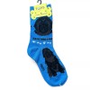 Foozys Foozy's Newfoundland Dog Print Crew Socks Blue Women's One Size
