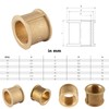 Brass Sleeve, 1 1/4 Inch, 2 x Female Thread, Threaded