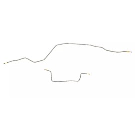 TheStopShop Galfan Coated Steel Rear Axle Brake Lines fits Jeep Cherokee 97-01 non ABS