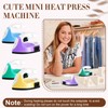 Zhehao 4 Pcs Mini Craft Iron Portable Handy small Heat