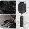 NBTEPEM 30 Pcs Black Bling Car Accessories Set for Women,