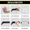 Kitchen Roll Holder, No Drilling, Stainless Steel Roll Holder, Kitchen