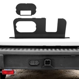 1797 Bumper Cover Plate fit for Ford Maverick 2022 2023 2024 2025 Accessories Rear Bumper 4/7-Pin Connector Hitch Protection ABS Plastic (Not for Lobo)