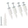 Wennyn Self Drilling Drywall Plastic Anchors with Screws, Expansion Screws