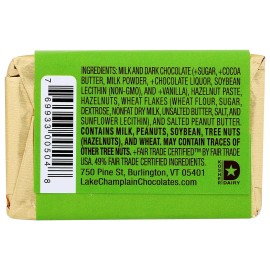 Lake Champlain Chocolates  Hazelnut Milk Chocolate Bar   1.8 Oz