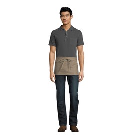 Uncommon Threads Unisex Waist Apron 2 Section Pocket, Khaki, One Size
