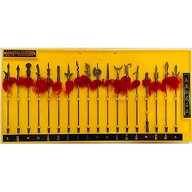 Chinese 18 Weapons of Martial Arts - Miniature Model - Metal - size : each model weapon is around 5.5" long