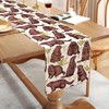 Sunwer Groundhog Day Table Runner Welcome Spring Party Decoration February