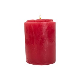 Velón Color Rojo 500grs-Luz María