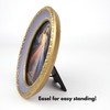 Needzo Divine Mercy Framed Print, Oval Gold Toned Frame, Traditional