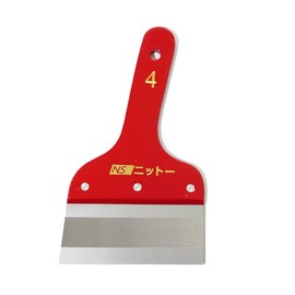 NITTO Knitwear Spatula Flat Putty Bella Red 4.7 inches (120 mm) 1 Piece