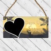Days Until Spain Vacation Countdown Plaque with Chalkboard - Spanish