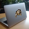Turtle Hole Wall Decal – 3D Realistic Tortoise Sticker –