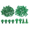PATIKIL Grounding Screws Kit,100 Pcs 10-32 x 3/8" Hex Flanged