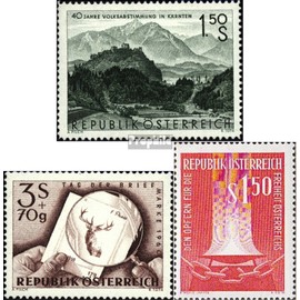 Austria 1082,1083,1084 (complete.issue.) unmounted mint/never hinged ** MNH 1960/61 Carinthia, Philately, Victims (Stamps for collectors) Stamp on stamp