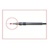 KS Tools 5001403 Glow Plug Electrode, 1/2 "