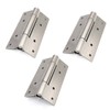 3pcs 4'' Self-Closing Stainless Steel Door Hinge Spring Door Hinge