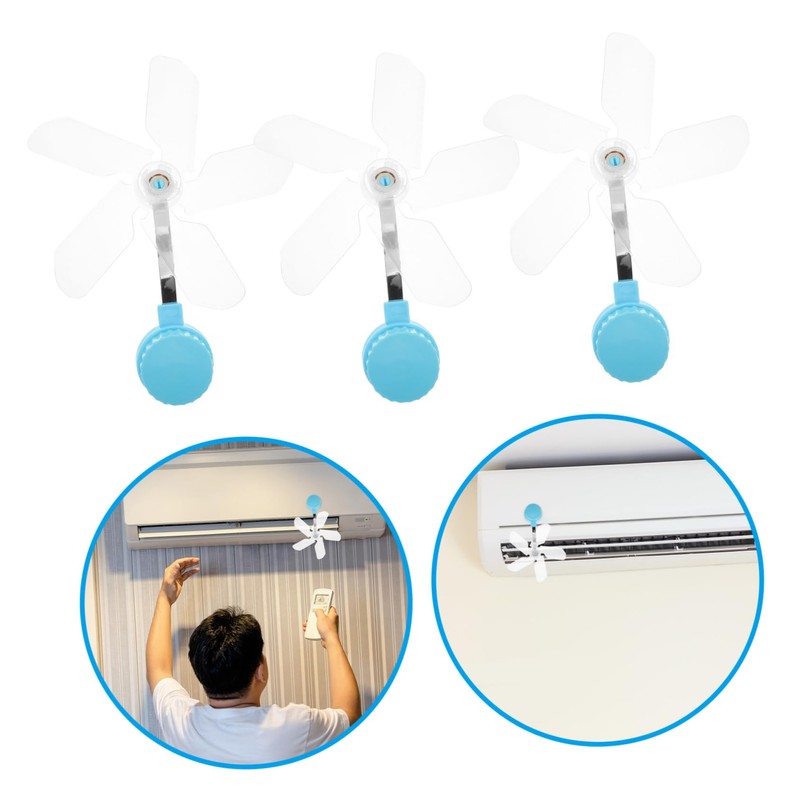 CHILDWEET 3pcs Air Conditioner Deflector Windshield for Direct Suction Cup