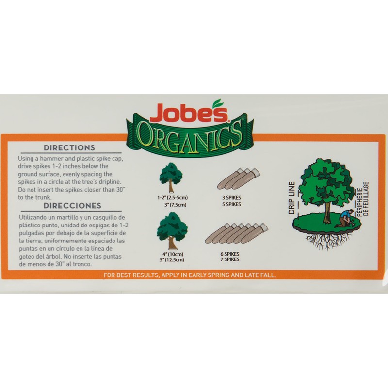 Jobe’s Organics Garden Fertilizer Spikes, Easy Plant Care Fertilizer for