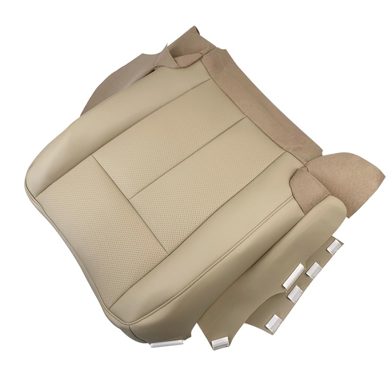 Bottom Microfiber Leather AC Seat Cover Tan Fit for 2007-2014