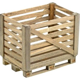 Carson 500907609 1:14 Wooden Mesh Box on Euro Pallet - Model Making, Accessories for Trucks, Trucks, RC Trucks, RC Trucks, Remote Controlled Trucks