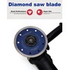 OSTEK 3Pcs Super Thin 4.5" Turbo Porcelain Tile Blade,Diamond Tile