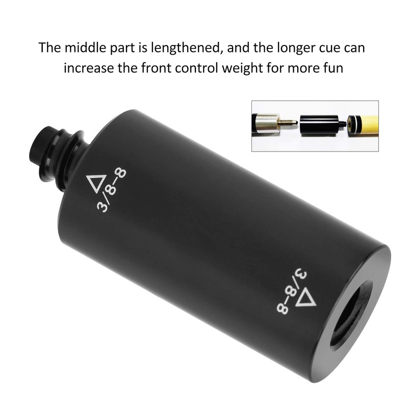 Shipenophy More Practical Billiard Cue Extender Billiard Accessories Pool Cue