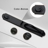 NEWBANG Keyed Handleset for Exterior Front Door Aged Bronze Finish