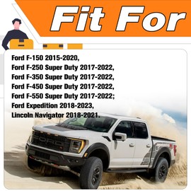 1 Pair Windshield Wiper Arm Fit for 2015-2020 Ford F-150, 2018-2023 Expedition, 2017-2022 F-250/350/450/550 Super Duty, 2018-2021 Lincoln Navigator Replace #FL3Z-17527-A