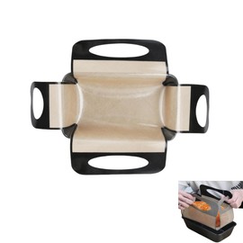 Reusable Silicone Bread Loaf Pan Liner, 2 Pack Non-Stick Silicone Bread Sling with Handles, Fits 9x5” or 1.5lb Loaf Pans, Food-Grade & Heat Resistant Bread Pan Liners