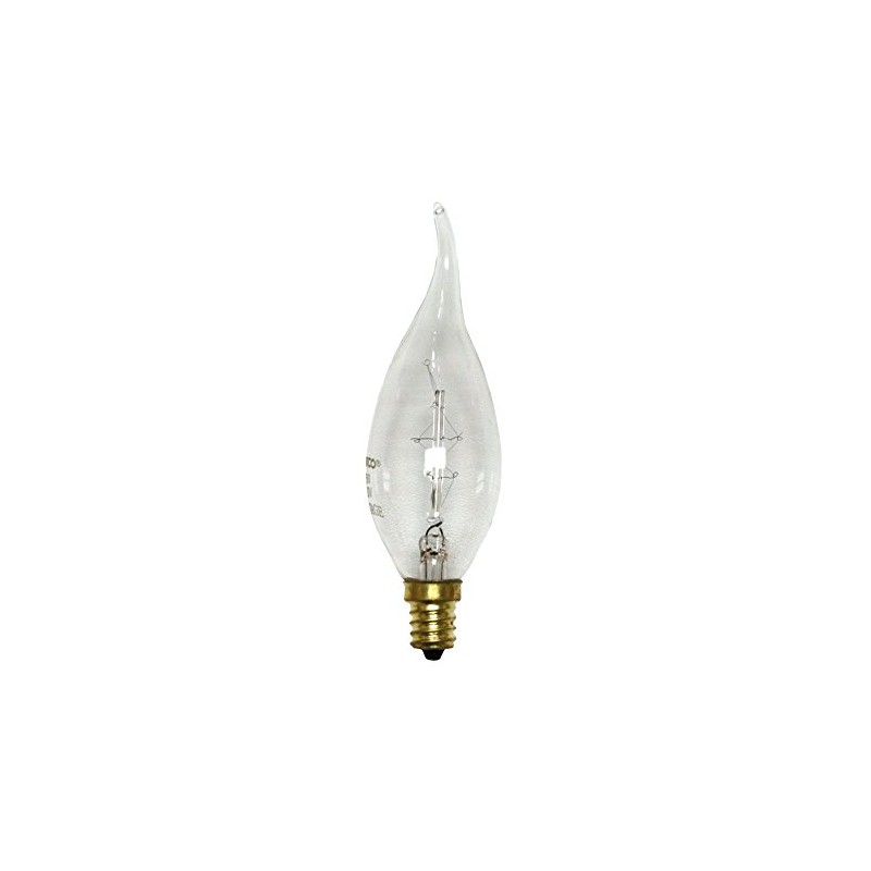 Satco S2418 25 Watt 45 Lumens CFC Incandescent Candelabra Base
