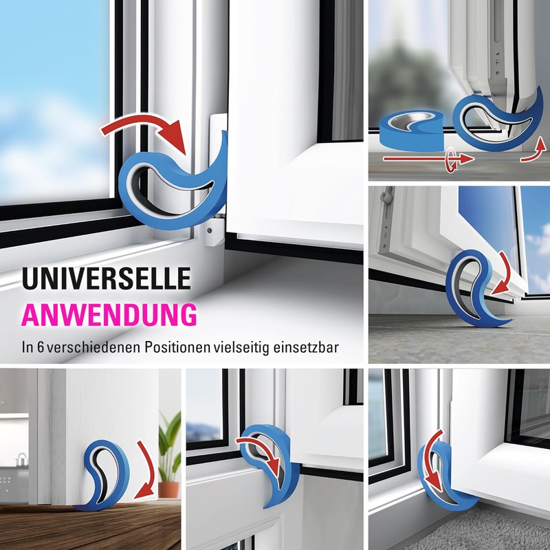 Door and Window Stopper Trial Bundle Set, 1 SofterFix +