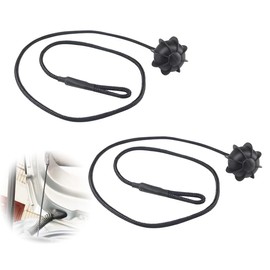 Pack of 2 Car Boot Retaining Strap Parcel Shelf Black Strap Holder for the Boot Car Universal Retaining Straps Boot Cover Car Universal Retaining Straps