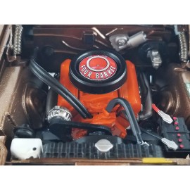 DCD 1971 Plymouth Barracuda Tahitian Walnut Metallic White Limited Edition 1/18 Diecast Model Car 402 Pieces Worldwide