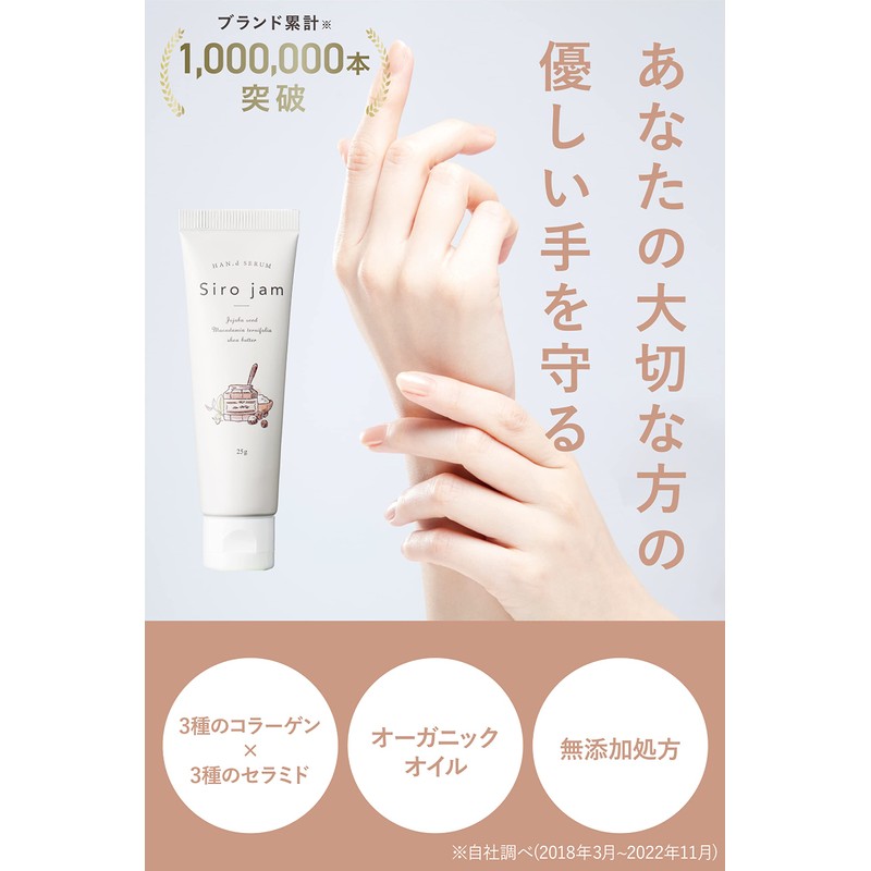 HAN.d White Jam Hand Serum, Gift Box, Christmas Gift, Rough