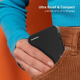 BrewNimbus Coffee Scale with Timer, Rechargeable Espresso Scale, 2kg/0.1g Precision Digital Coffee Scale for Espresso & Pour-Over, 4 Modes (Manual, Auto, Ratio, Water Flow), Tempered Glass