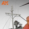 AK Interactive Elastic Rigging Bobbin Mega-Thin for 1:700 or Smaller